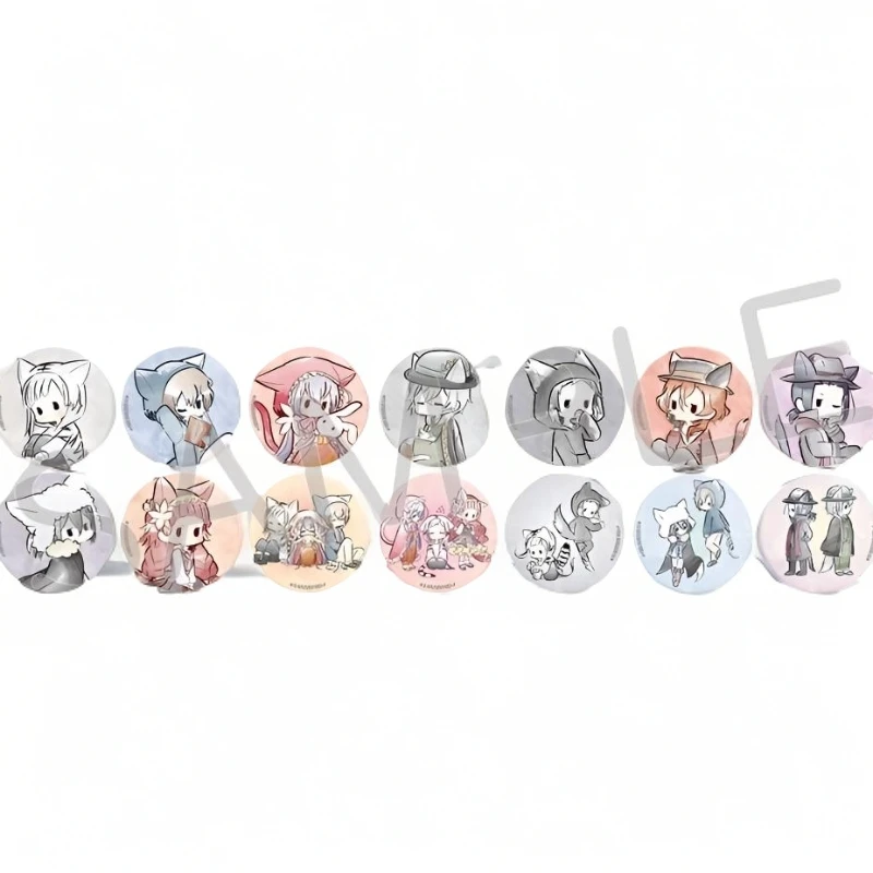 【日谷文豪】文豪野犬昭和风猫耳系列吧唧徽章（代拆）