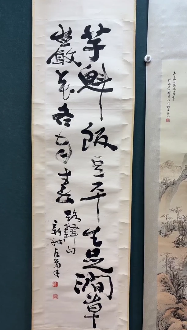 【闪购商品】书法费老师 多字书法作品 立轴