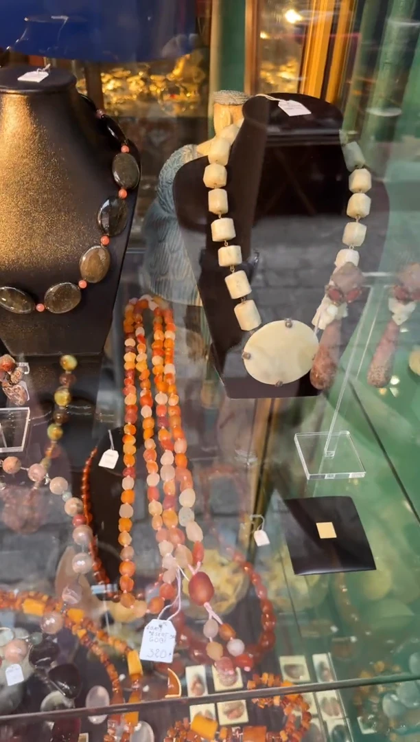 无非金属无非金属老珠子项链老蜡