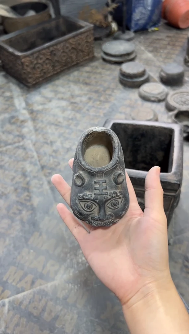 陶土【火山泥】虎头鞋