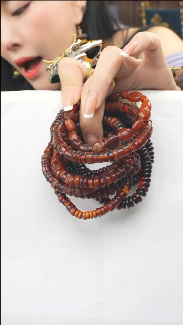 手链琥珀未镶嵌多样性发一