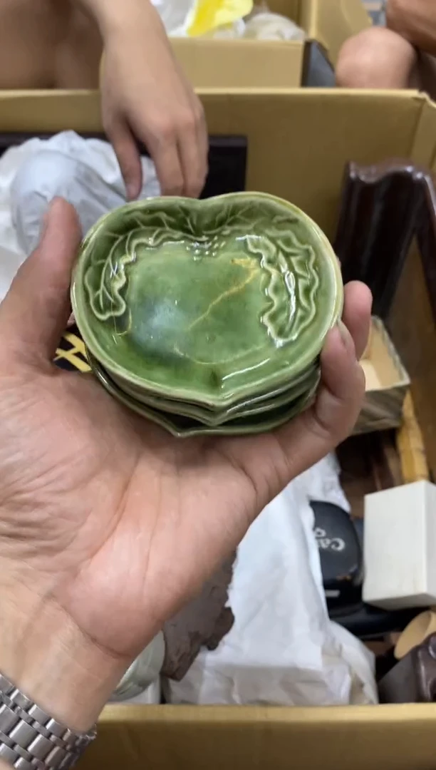 泉****司中古回流瑕疵杯碟5个