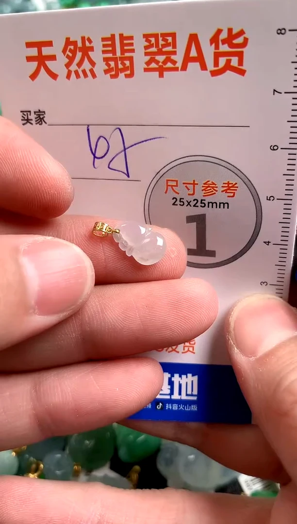 【闪购商品】翡翠颈饰18K金镶嵌14003044