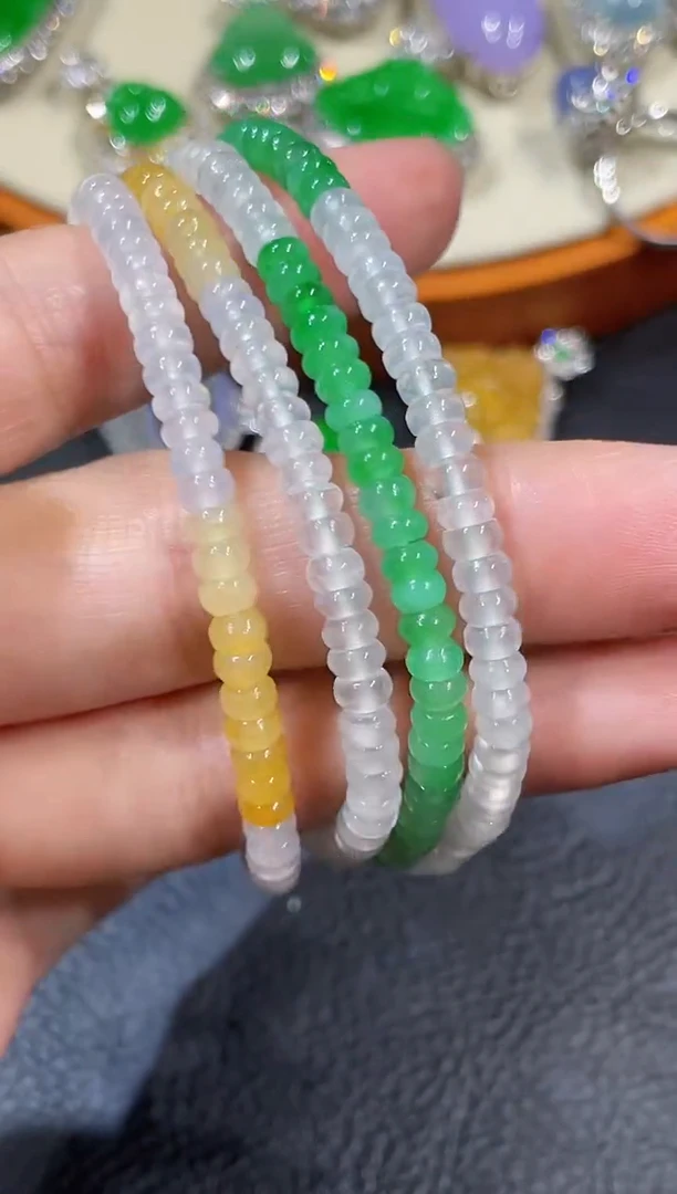 项链未镶嵌翡翠珠串