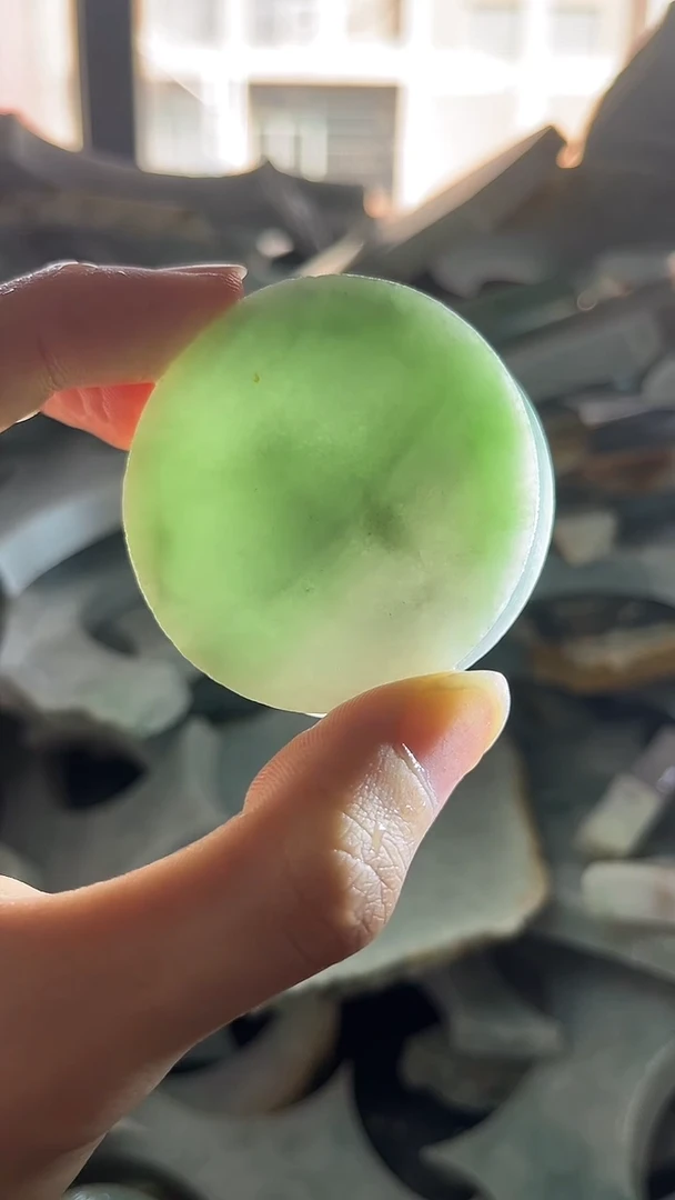 裸石翡翠勇**杨缅甸翡翠A货1461