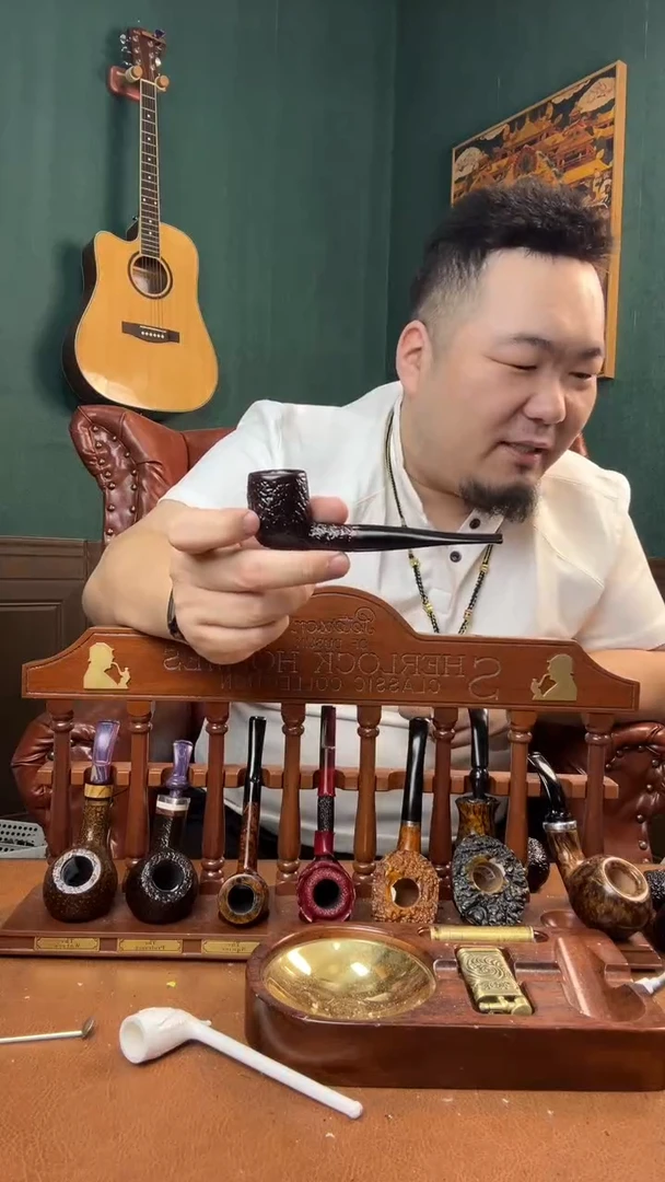 石楠木木雕款意大利进口石楠木烟斗