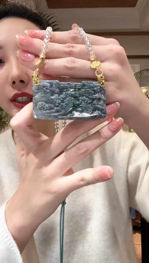 【闪购商品】翡翠颈饰未镶嵌国风