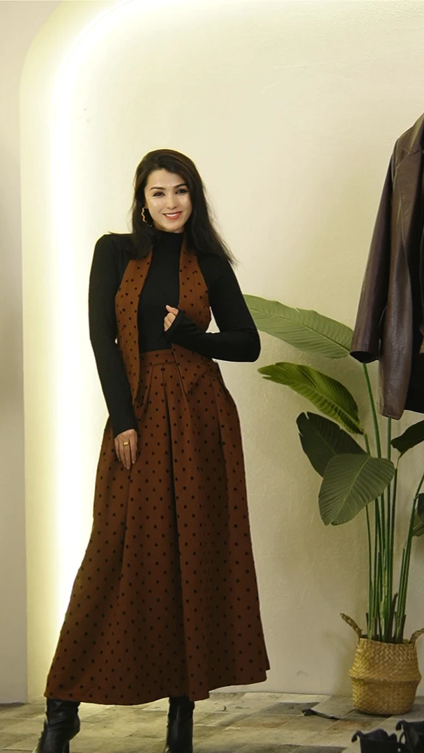 帕美丽新款马甲半身裙