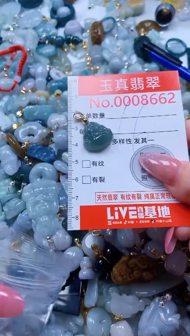 翡翠未镶嵌吊坠(不含链)8662