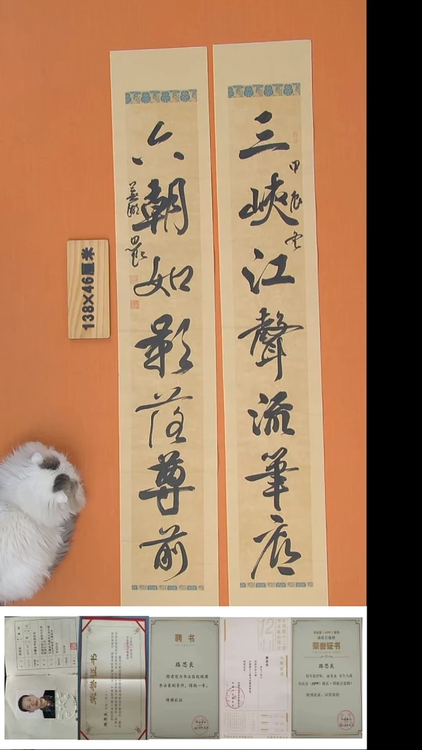 书法路思良老师精美作品138*46