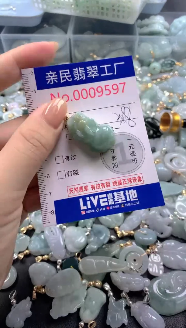 颈饰未镶嵌翡翠9597