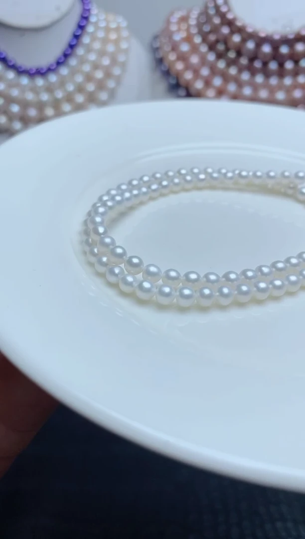 淡水珍珠未镶嵌颈饰0114