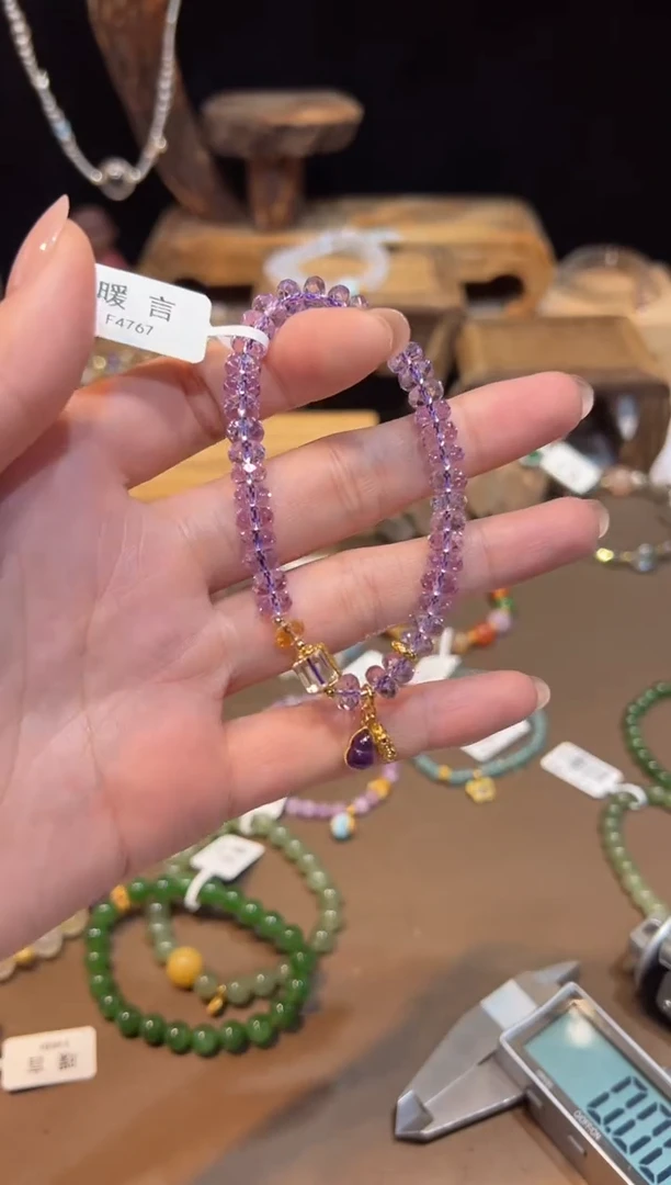 水晶手链未镶嵌手饰@@F4767