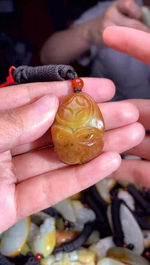 和田玉未镶嵌挂件8