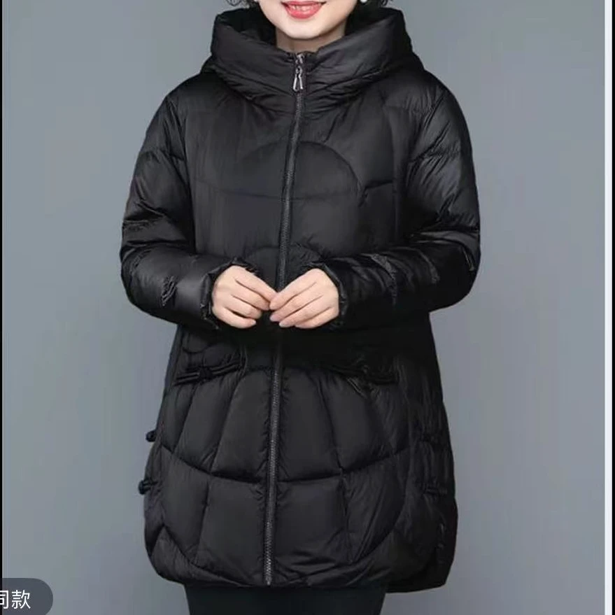 S238 休闲时尚风百搭连帽时尚口袋中长款外套