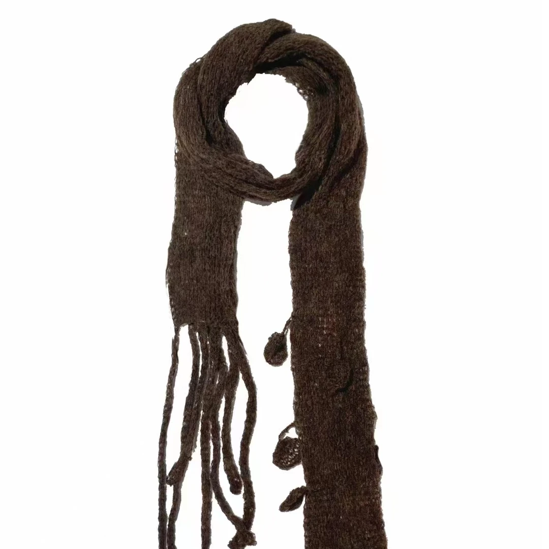 24FW7301-1  羊毛针织围巾百搭配饰