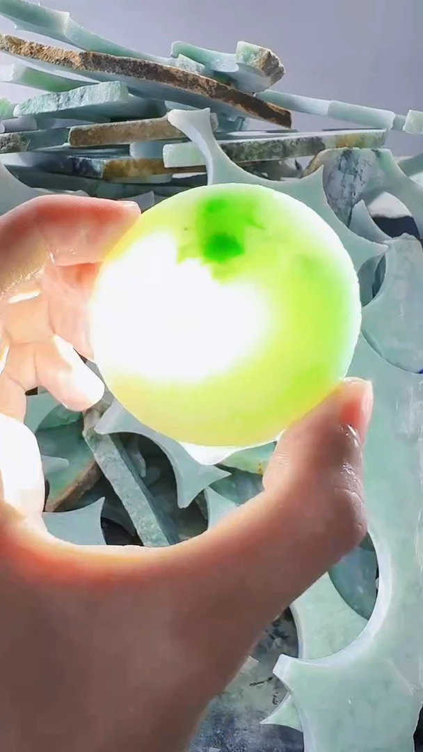 裸石翡翠缅甸翡翠A货文507