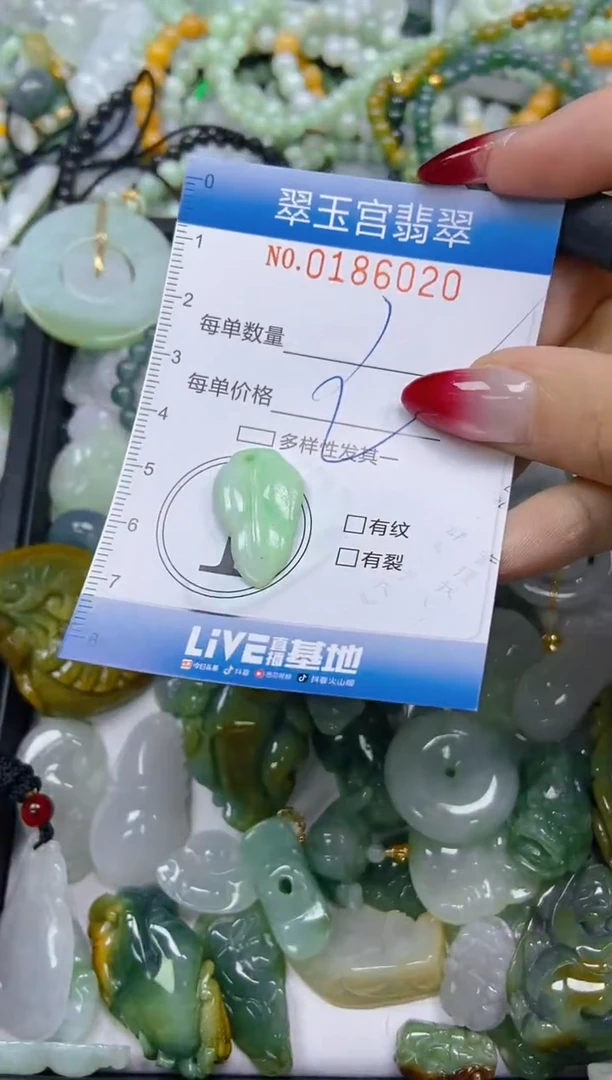 翡翠未镶嵌颈饰闪购0186020