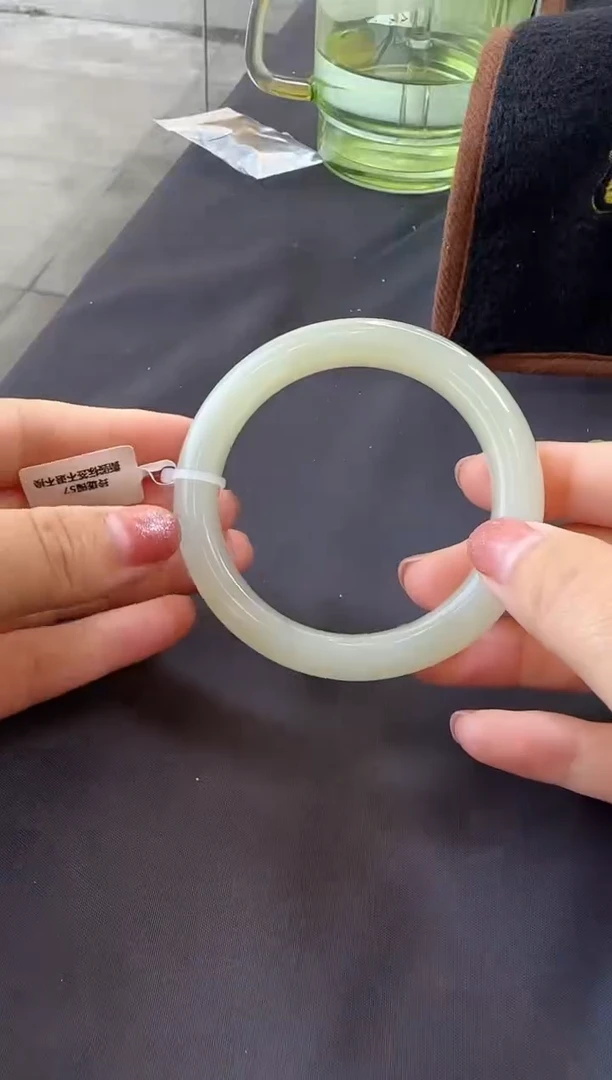 未镶嵌手镯和田玉煙***美玲珑镯57