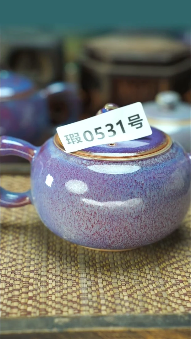 原产地原矿钧汝瓷杯壶531