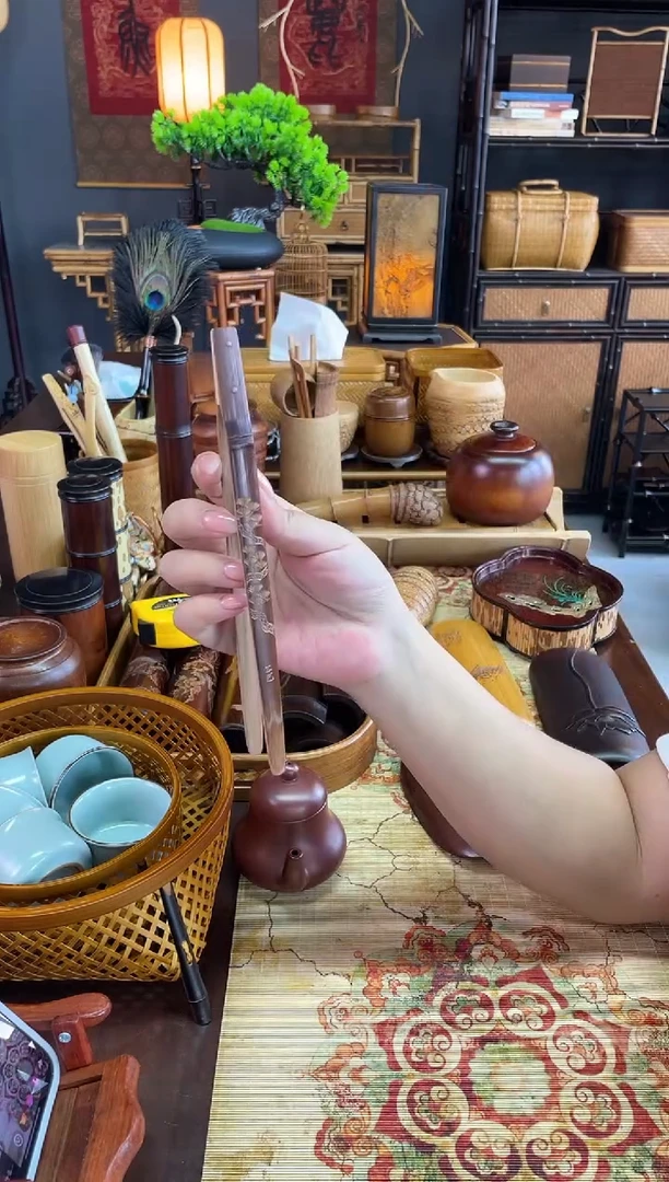 松树老煤竹茶夹纯手工