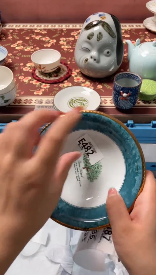 瓷片雪*梨瓷器瓷器E482