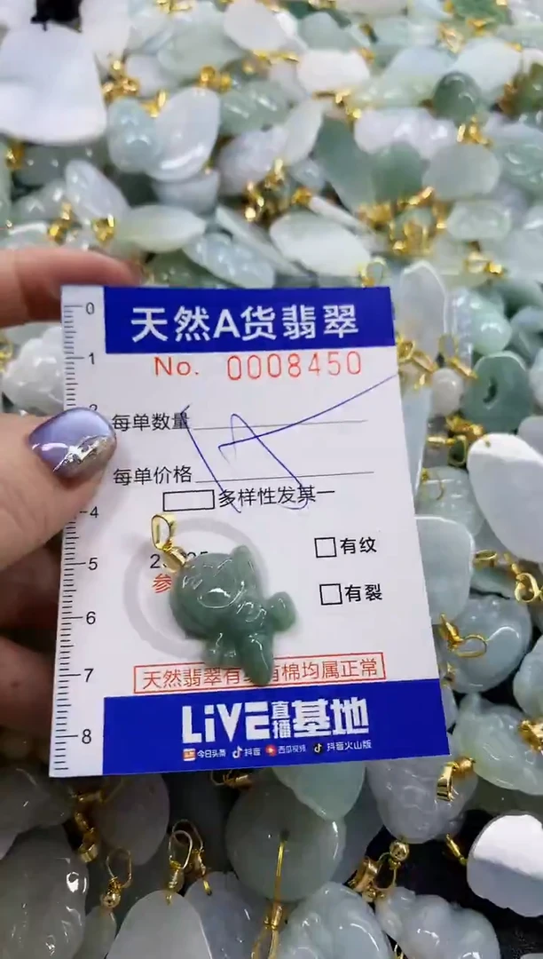 颈饰未镶嵌翡翠天然A货翡翠