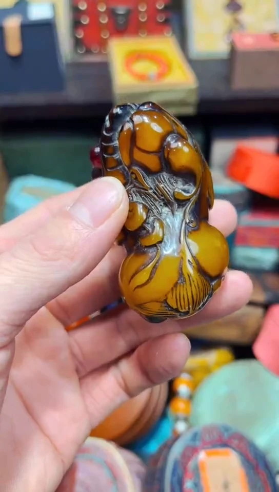 【闪购商品】蜜蜡裸石未镶嵌V瑞哥专属高端精品41