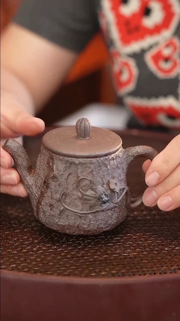 茶壶紫砂原矿手工制作200cc