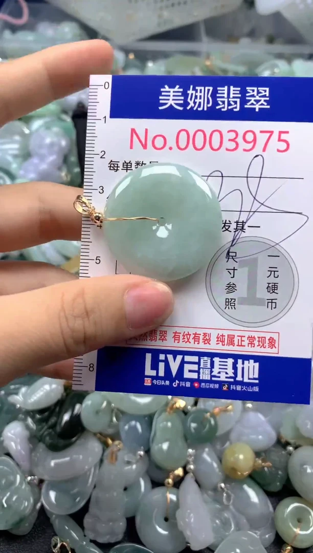 颈饰未镶嵌翡翠3975