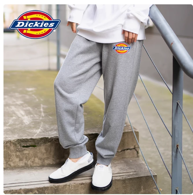 Dickies情侣款印花抽绳卫裤 夏季新品休闲长裤子女偏大DK007066