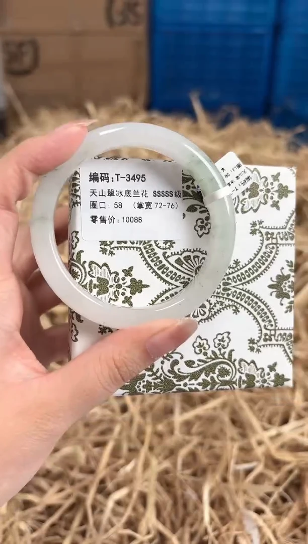 未镶嵌手镯石英质玉T-3495