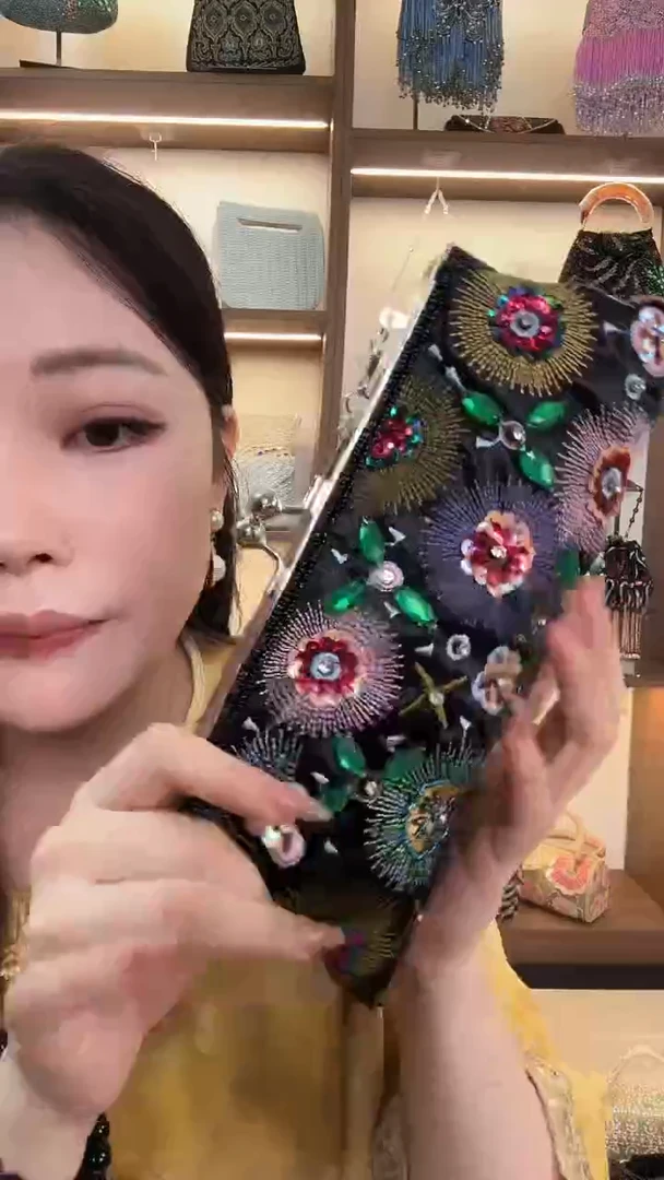 织物Fjss-666百格汇手工串珠包1