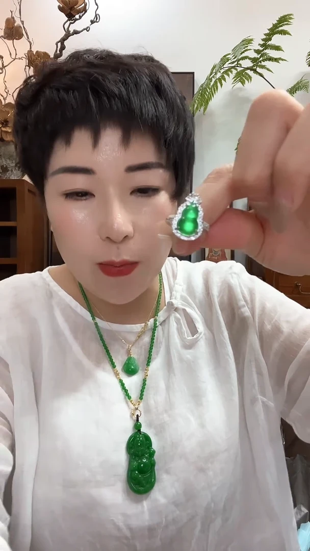 吊坠(赠链)合金翡翠378