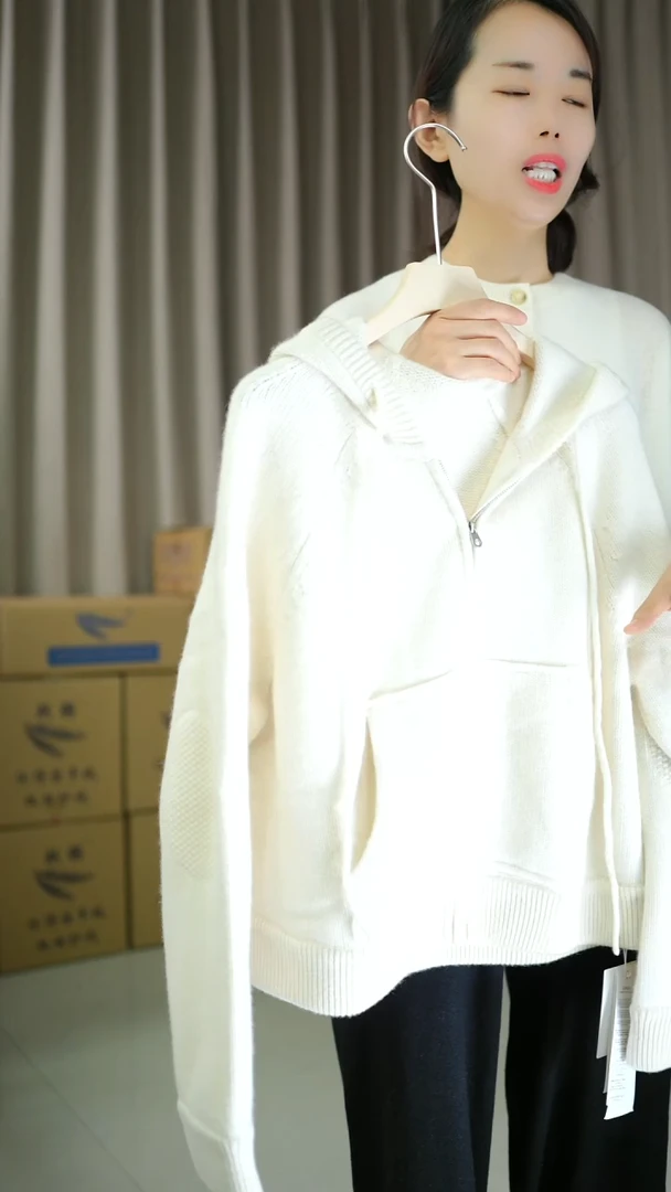 纯羊绒加厚外套康