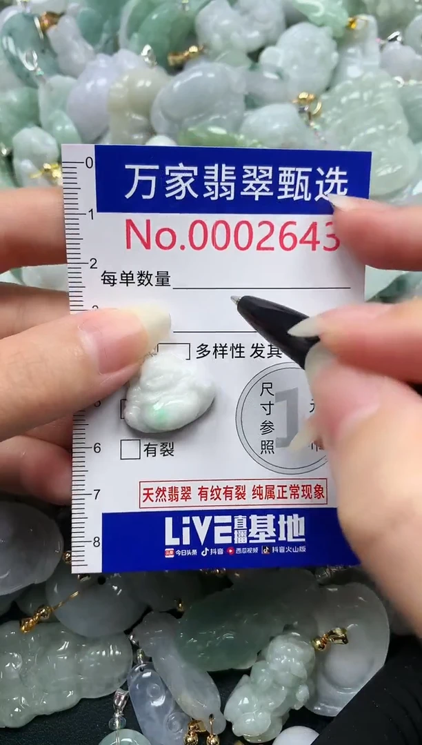 吊坠(不含链)未镶嵌翡翠2643