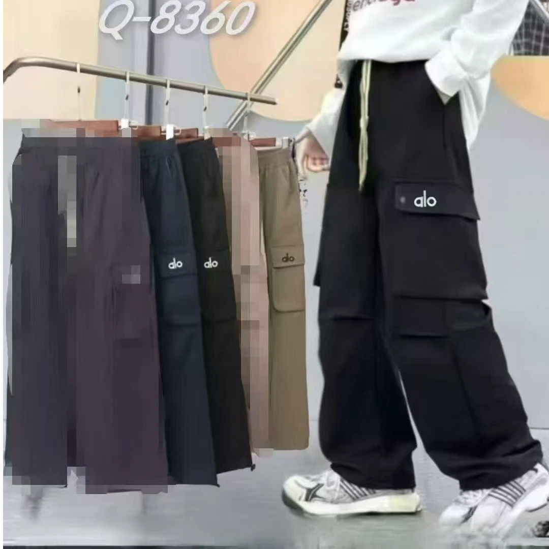 2025 春秋中大童单裤工装阔腿裤8360