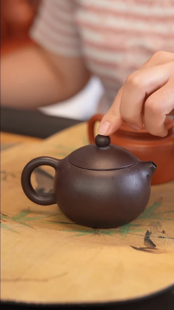 茶壶紫砂200cc 半手工 西施
