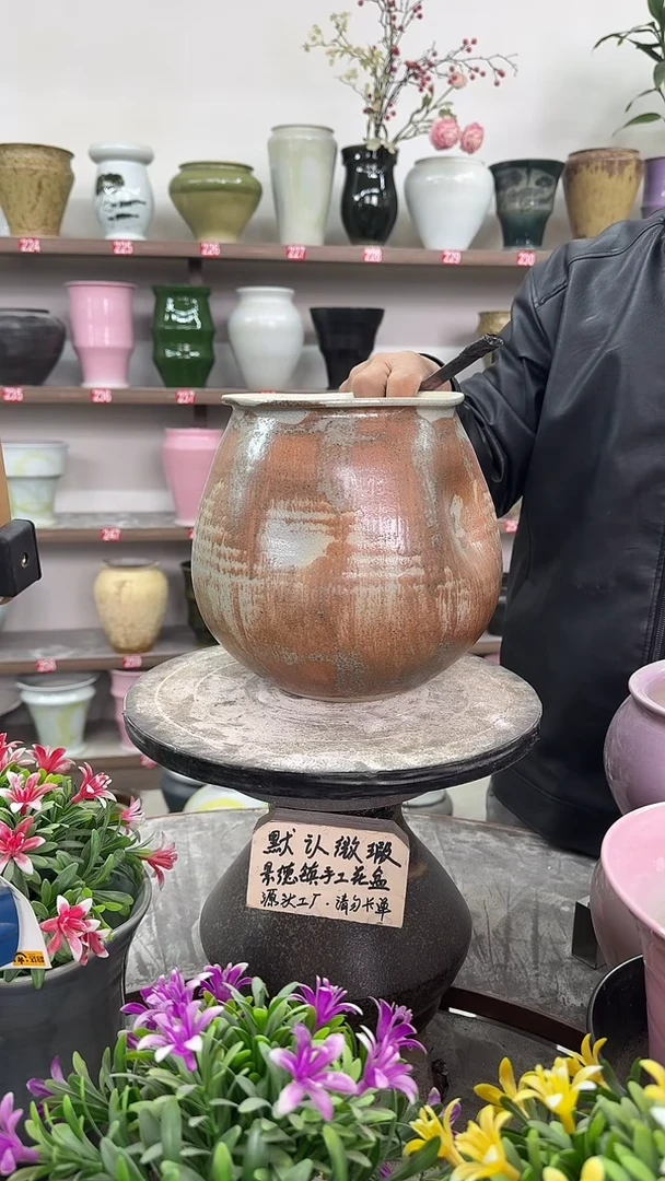 12-22-高22口15瑕-花盆