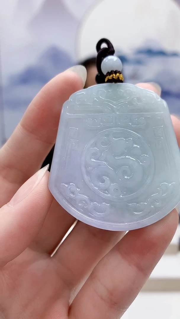 未镶嵌定制翡翠4957ry-毛货挂件32