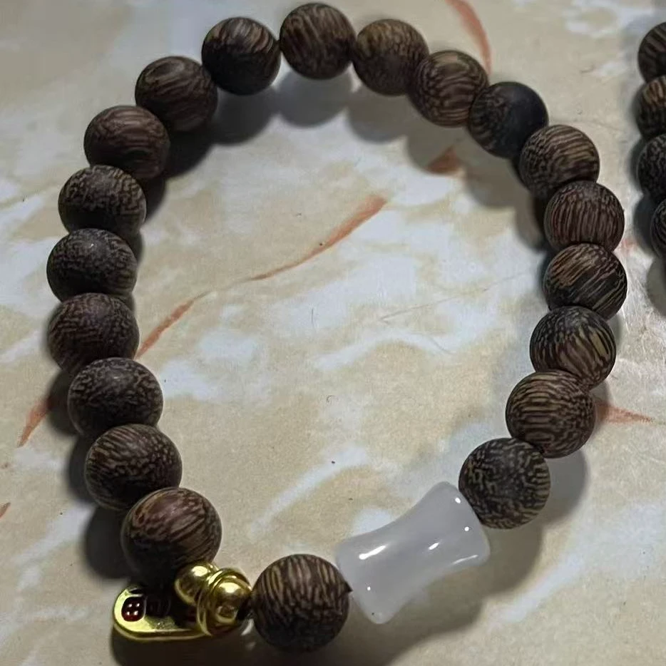 增香沉香木【波瑞轩】沉香木DIY单圈手串