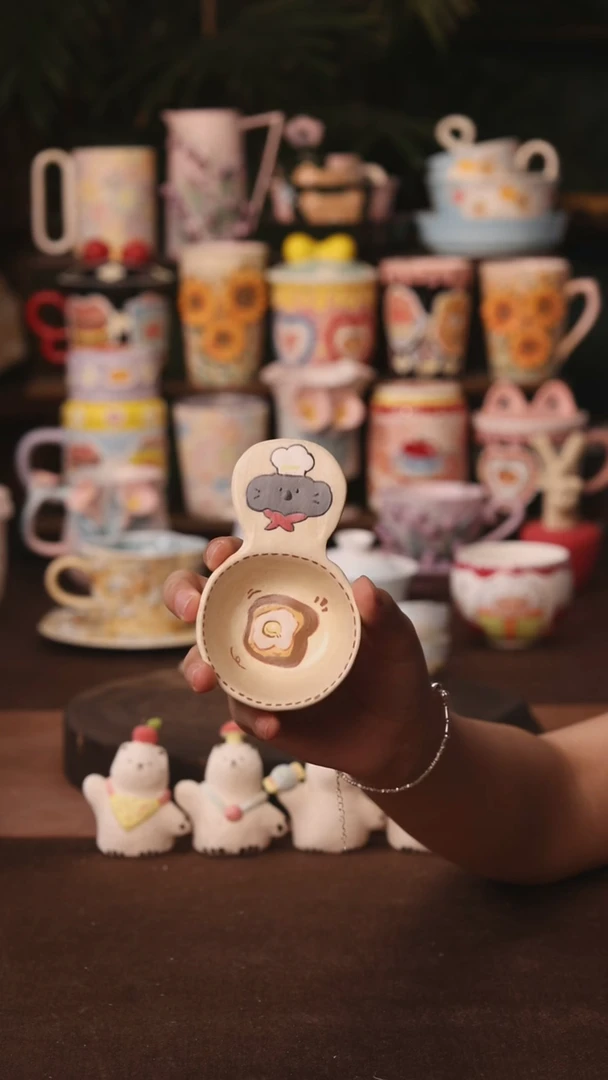 杯子景德镇原创手作陶瓷