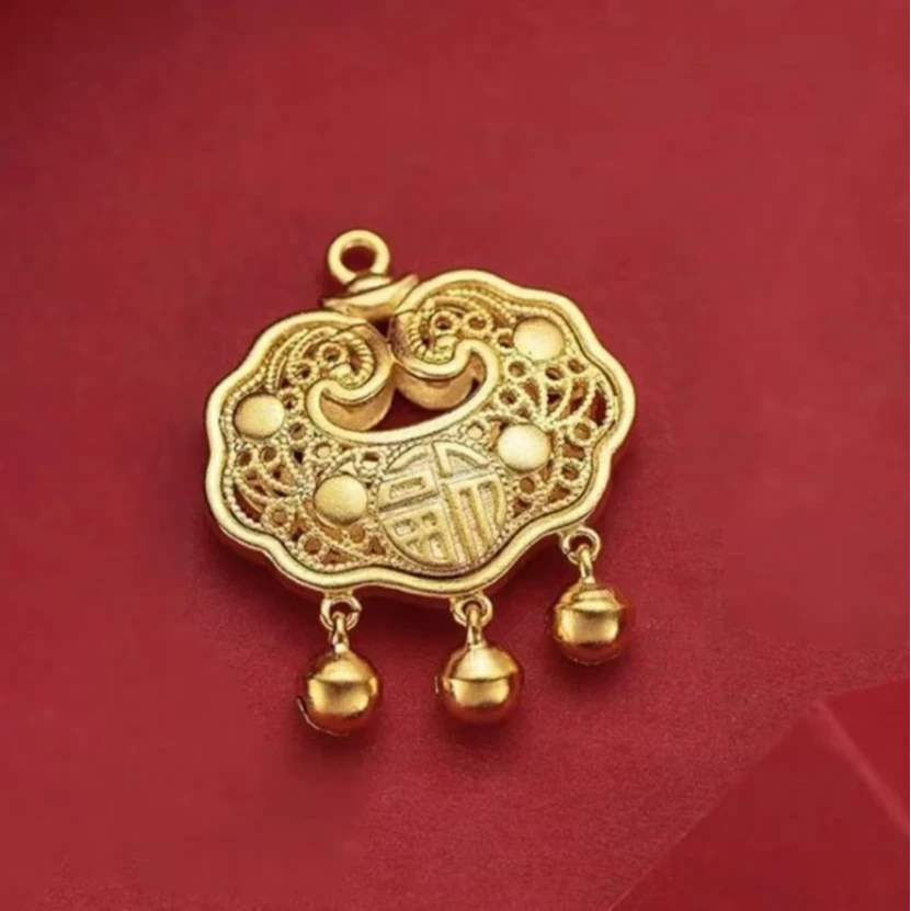 【私人定制】HL8B35平安锁编织手工挂坠