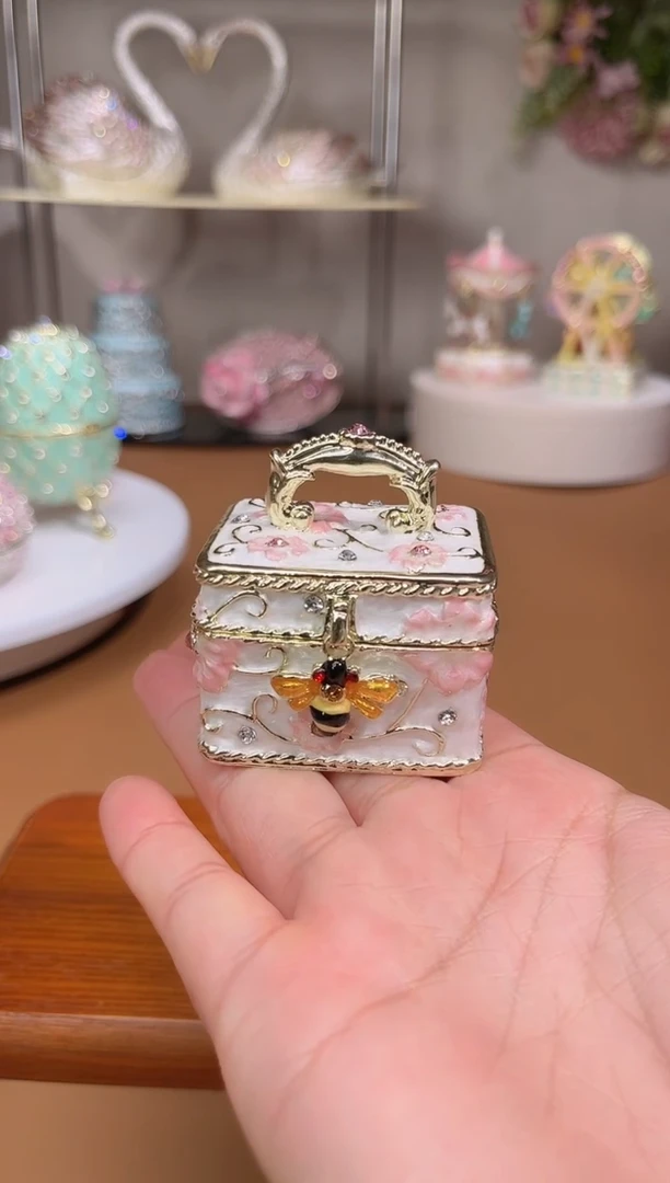 【闪购商品】易尚宝珐琅彩首饰盒