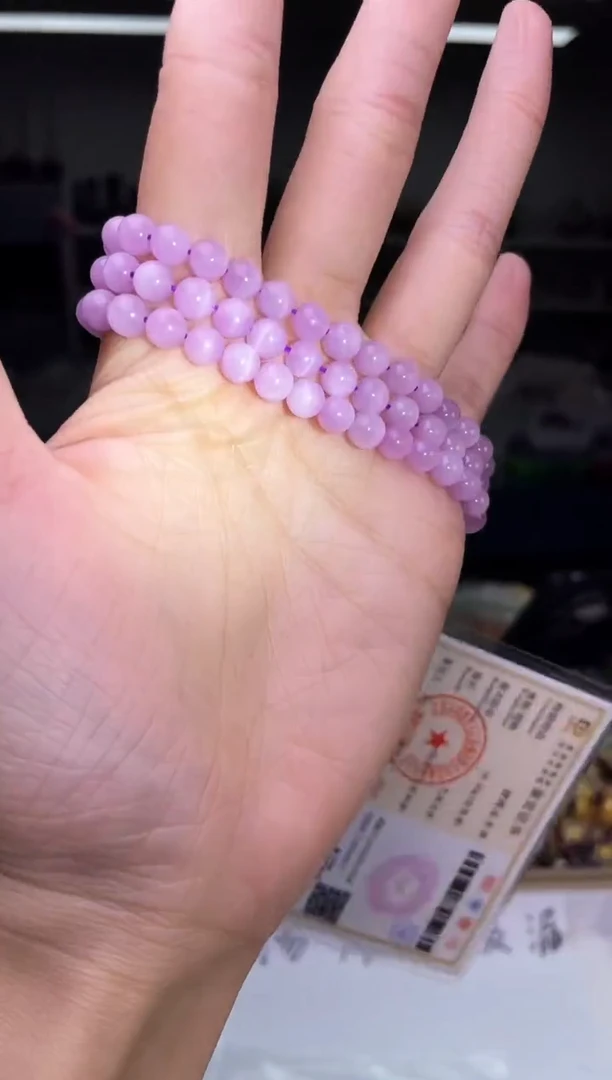 未镶嵌锂辉石手链6±/247【多样性发一件