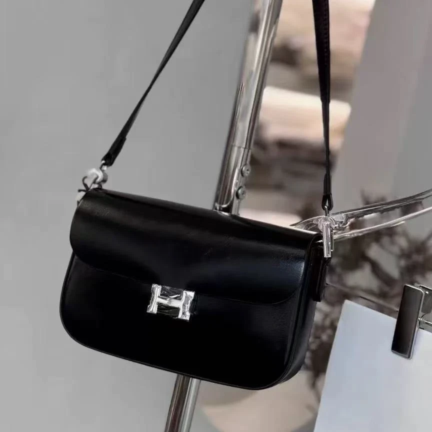 百豆真皮女包2025年新款单肩斜挎手提时尚女士小方包百搭豆腐包