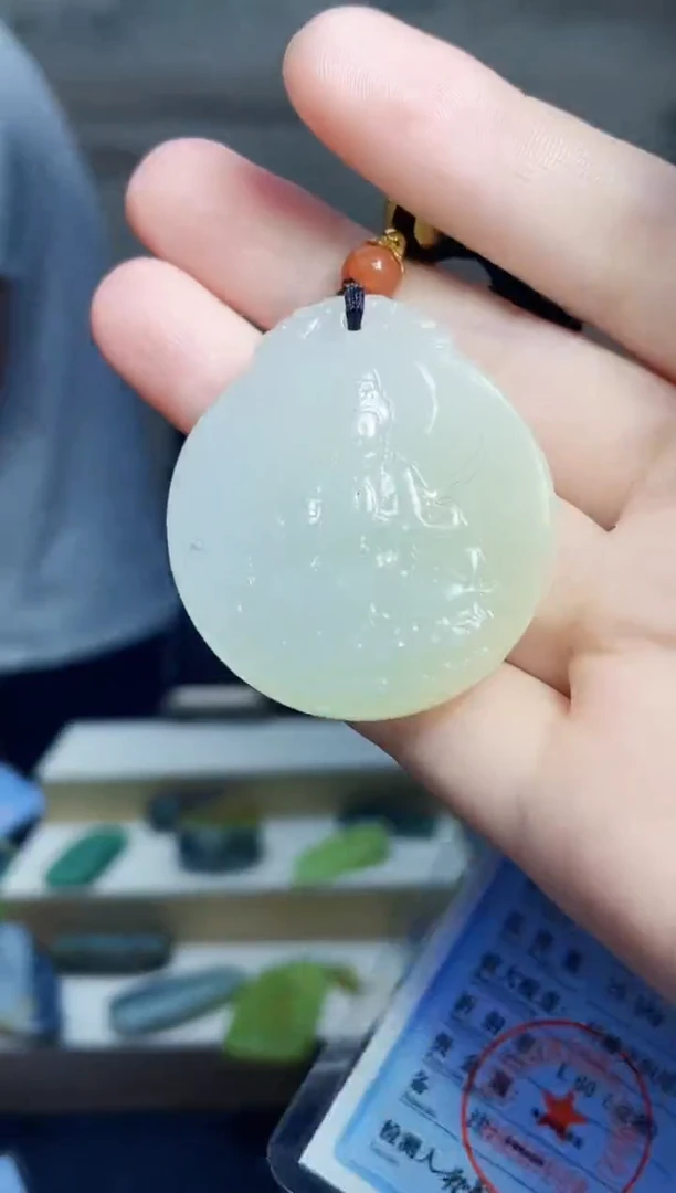 和田玉未镶嵌颈饰1