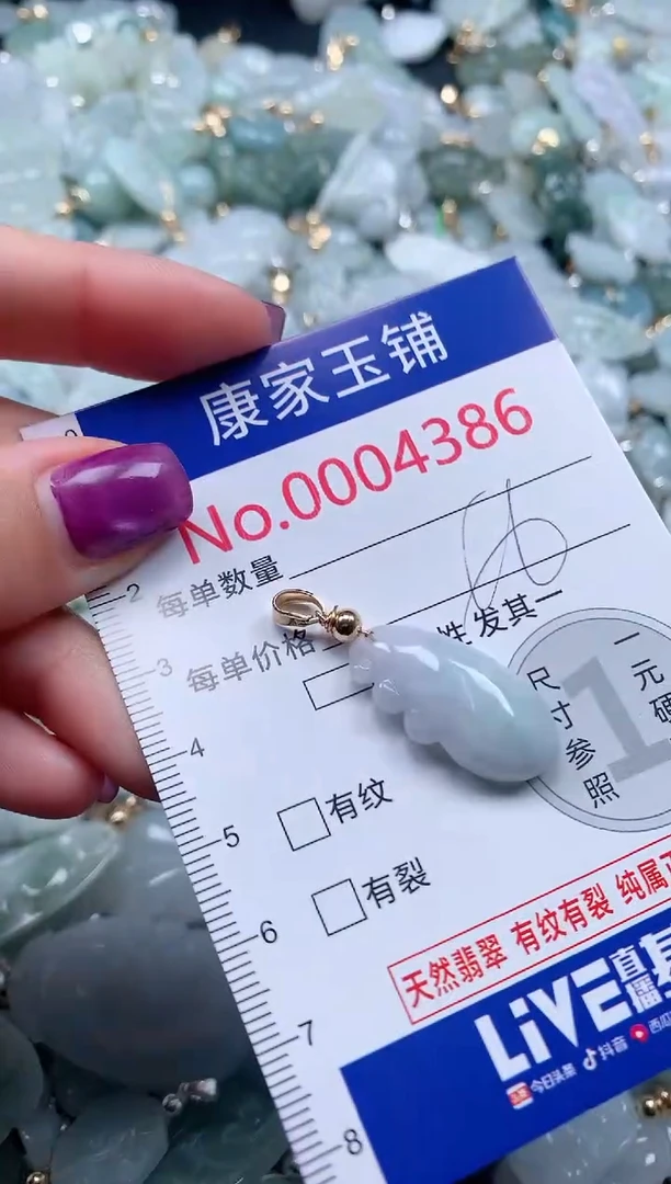 颈饰未镶嵌翡翠4386