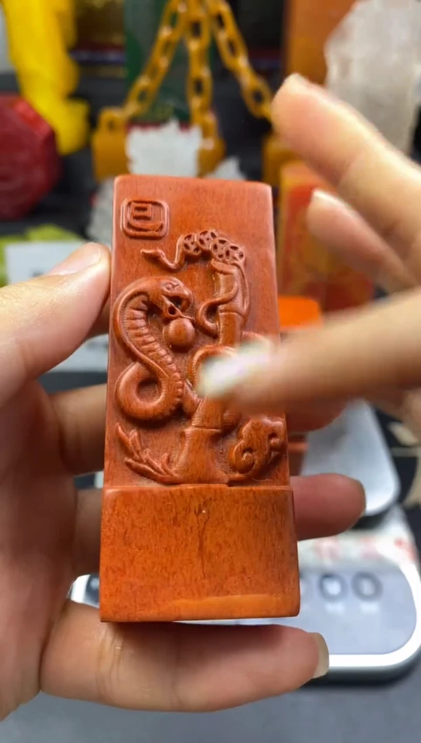 寿山石印石红石生肖雅趣章（十二生肖可自选生肖）