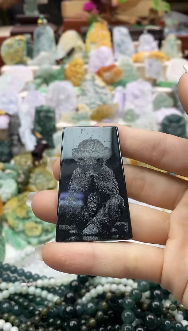 未镶嵌挂件翡翠042